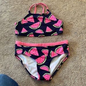NWT -🍉Justice Two Piece swimsuit , size 16